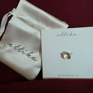Ettika Gold With Stone Ear Cuff